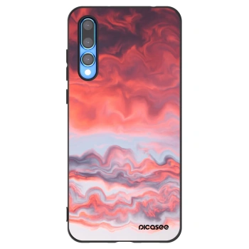 Picasee Huawei P20 Pro Hülle - Schwarzes Silikon - Sunset