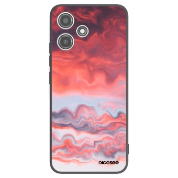 Picasee Xiaomi Redmi 12 5G Hülle - Schwarzes Silikon - Sunset