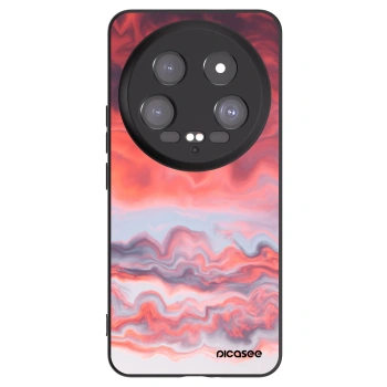 Picasee Xiaomi 14 Ultra Hülle - Schwarzes Silikon - Sunset