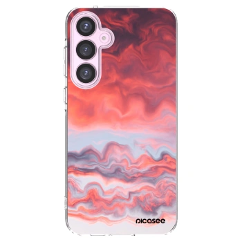 Picasee Samsung Galaxy A55 5G A556B Hülle - Transparentes Silikon - Sunset