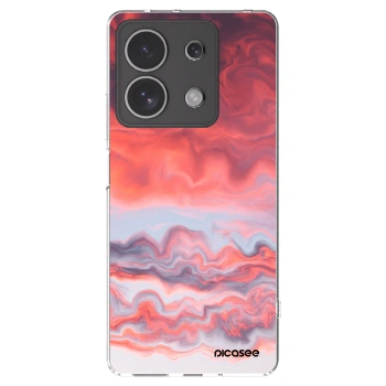 Picasee Xiaomi Redmi Note 13 4G Hülle - Transparentes Silikon - Sunset