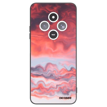 Picasee Xiaomi Redmi 14C Hülle - Schwarzes Silikon - Sunset