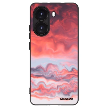 Picasee Xiaomi Poco X7 Pro 5G Hülle - Schwarzes Silikon - Sunset