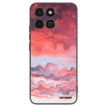 Picasee Honor 200 Smart 5G Hülle - Schwarzes Silikon - Sunset