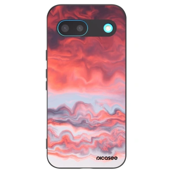 Picasee Google Pixel 8 Hülle - Schwarzes Silikon - Sunset