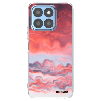 Picasee Honor X8c Hülle - Transparentes Silikon - Sunset