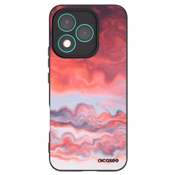 Picasee Honor 400 Lite 5G Hülle - Schwarzes Silikon - Sunset