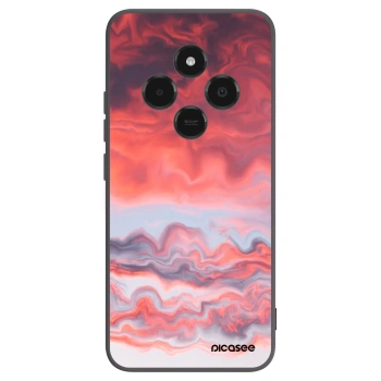 Picasee Xiaomi Poco C75 Hülle - Schwarzes Silikon - Sunset