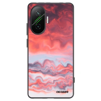 Picasee Xiaomi Poco F7 5G Hülle - Schwarzes Silikon - Sunset
