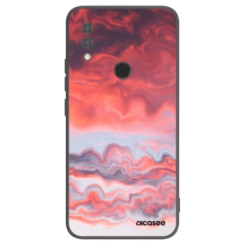 Picasee Xiaomi Redmi 7 Hülle - Schwarzes Silikon - Sunset