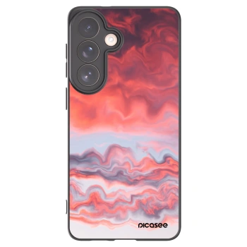 Picasee Samsung Galaxy S26+ Hülle - Schwarzes Silikon - Sunset