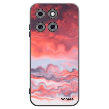 Picasee Motorola Moto G77 Hülle - Schwarzes Silikon - Sunset