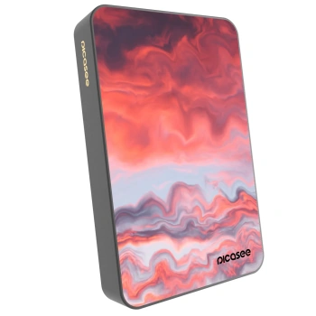 Picasee Powerbank mit MagSafe 10 000 mAh Grau - Sunset