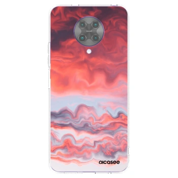 Picasee Xiaomi Poco F2 Pro Hülle - Transparentes Silikon - Sunset