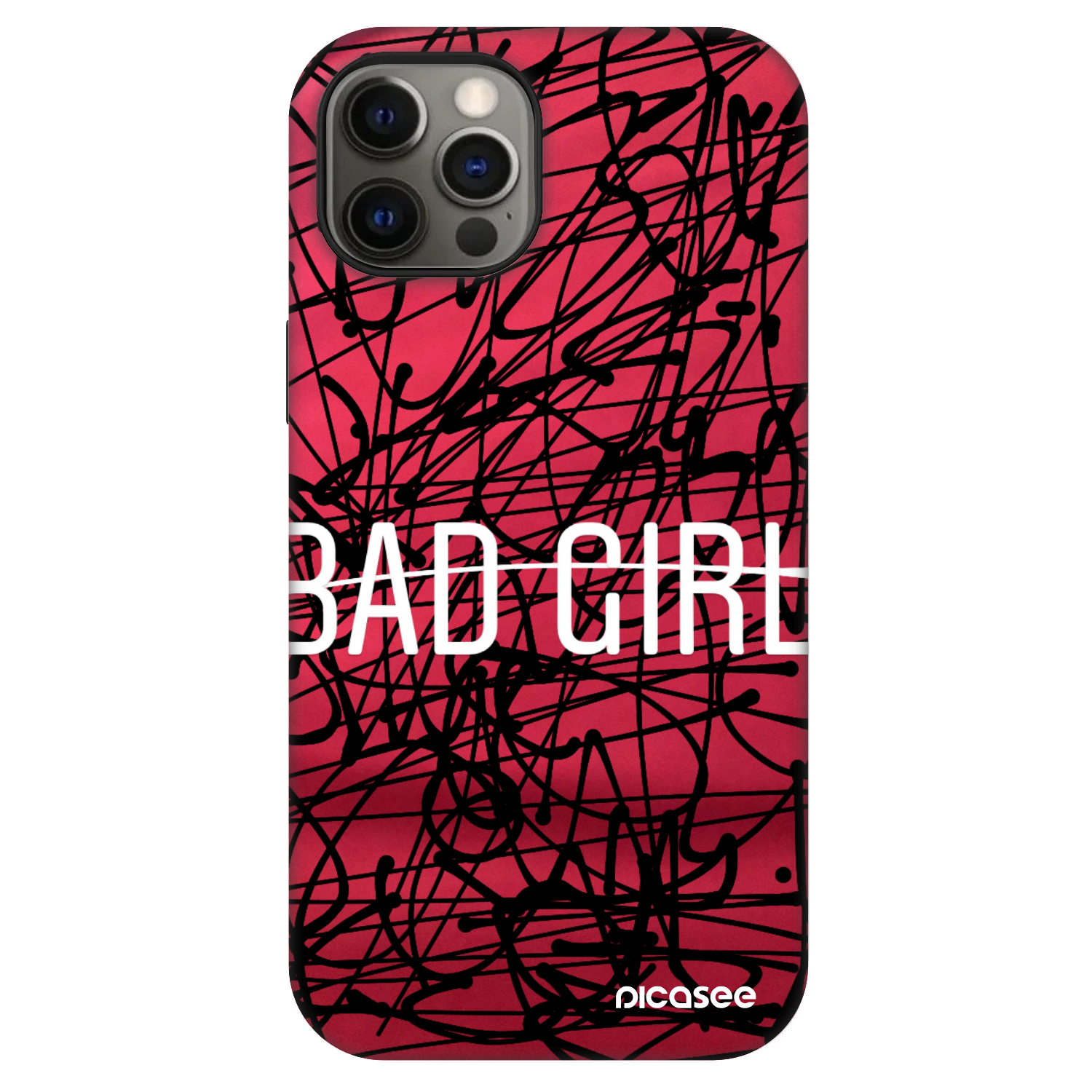 Picasee Fashion Case MagSafe für Apple iPhone 12 - Freches Mädchen