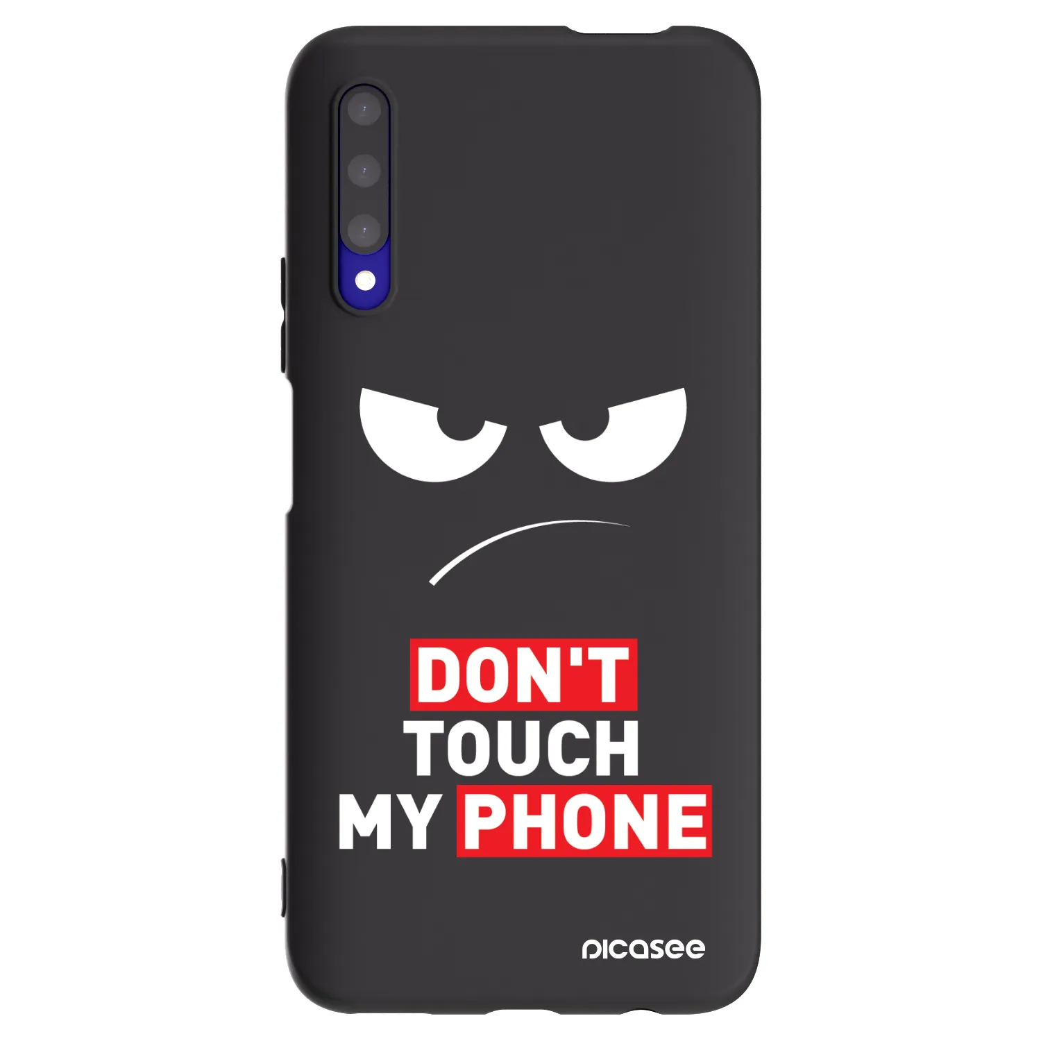 Picasee Honor 9X Pro Hülle - Schwarzes Silikon - Angry Eyes - Transparent