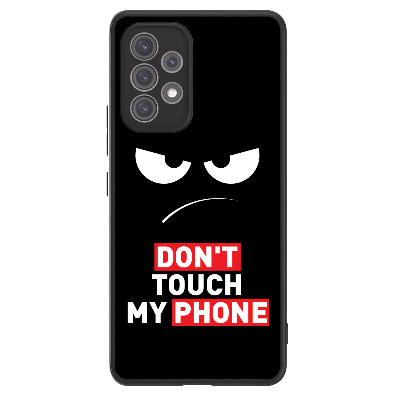 Picasee ULTIMATE CASE für Samsung Galaxy A52 5G A525F - Angry Eyes - Transparent