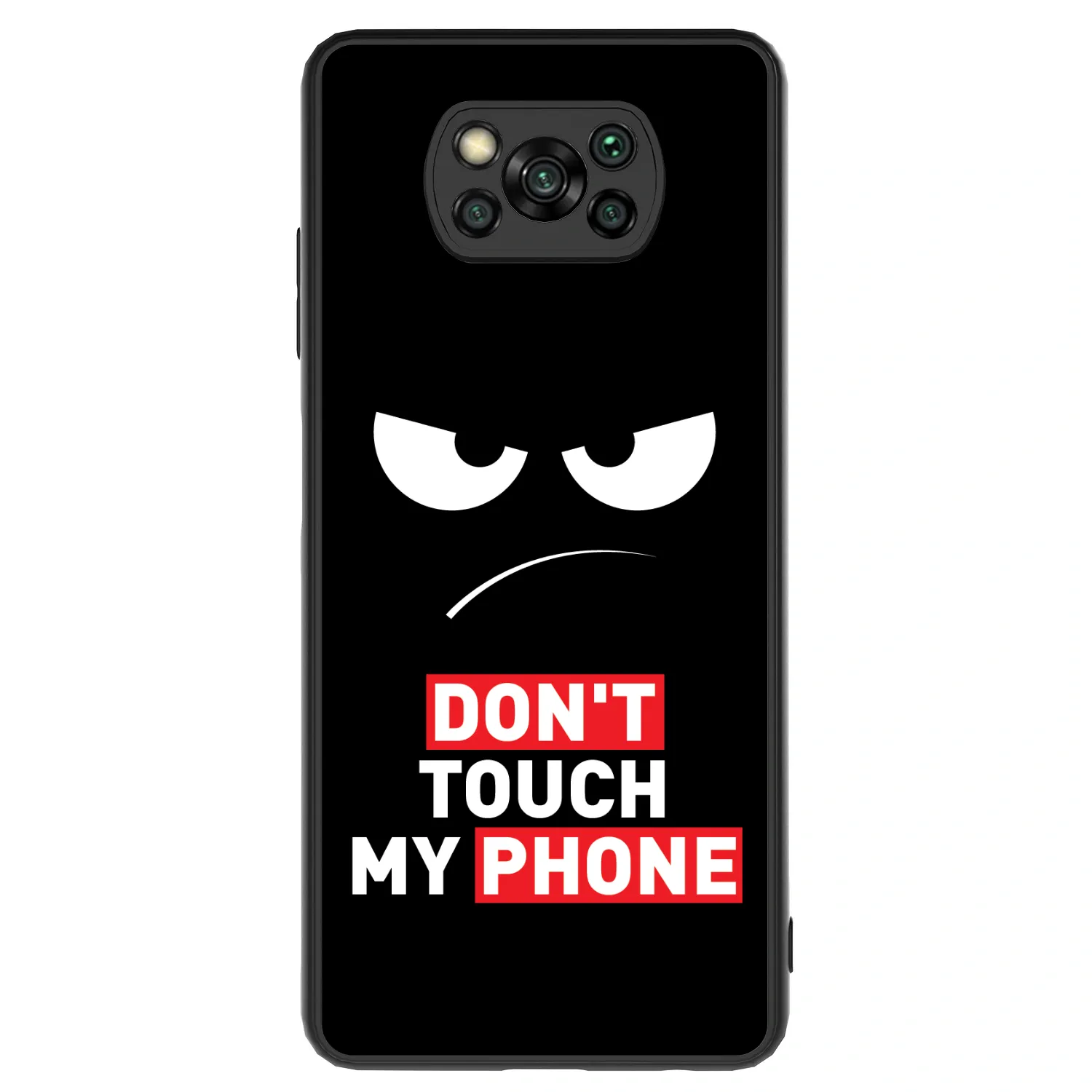 Picasee ULTIMATE CASE für Xiaomi Poco X3 - Angry Eyes - Transparent