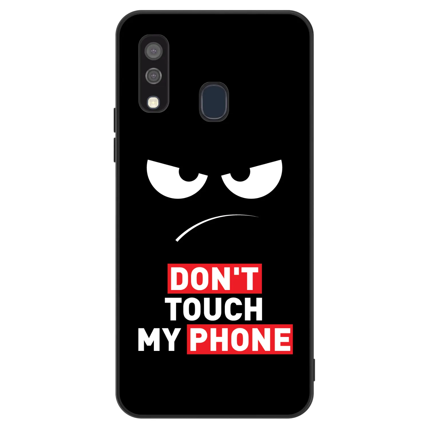 Picasee ULTIMATE CASE für Samsung Galaxy A40 A405F - Angry Eyes - Transparent