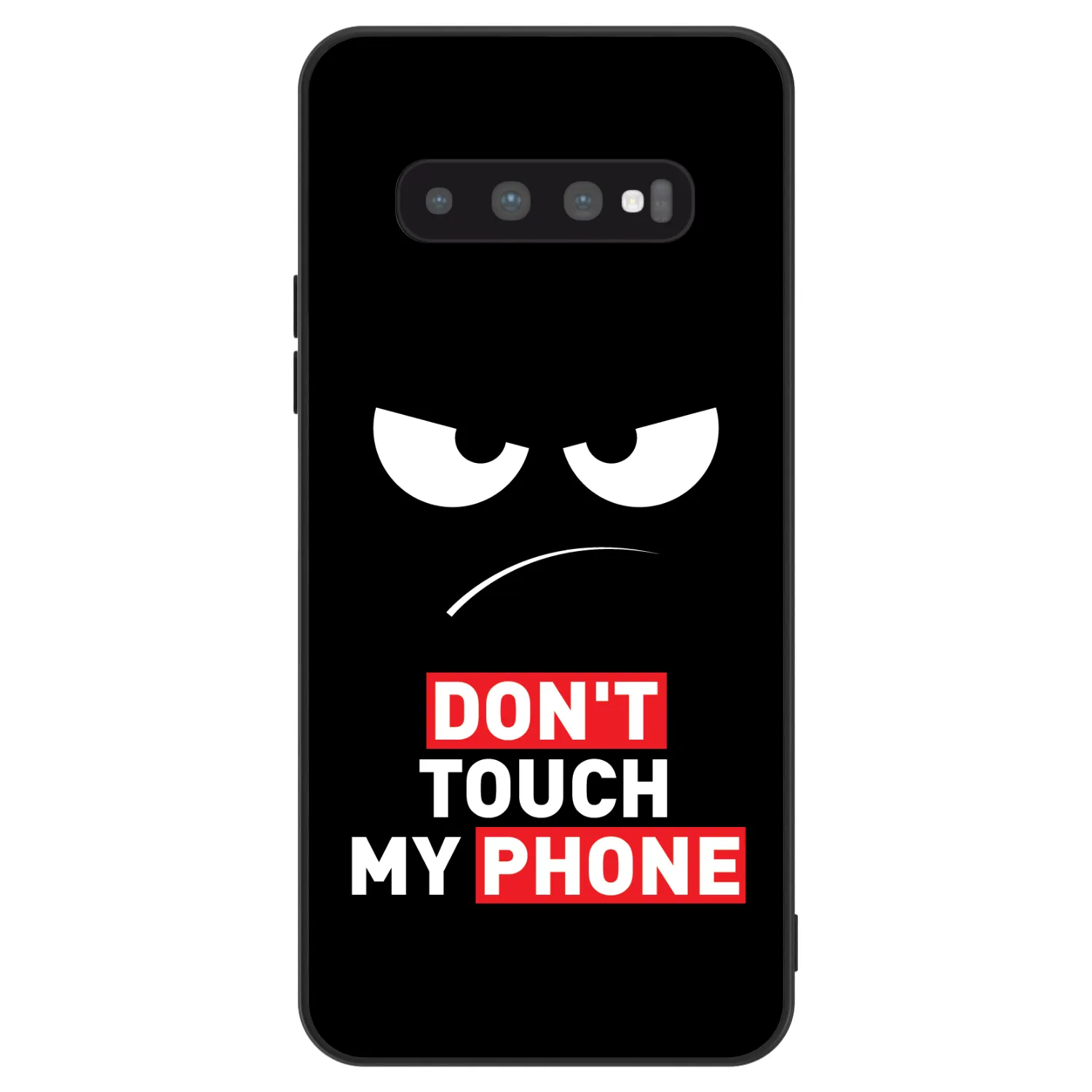 Picasee ULTIMATE CASE für Samsung Galaxy S10 G973 - Angry Eyes - Transparent