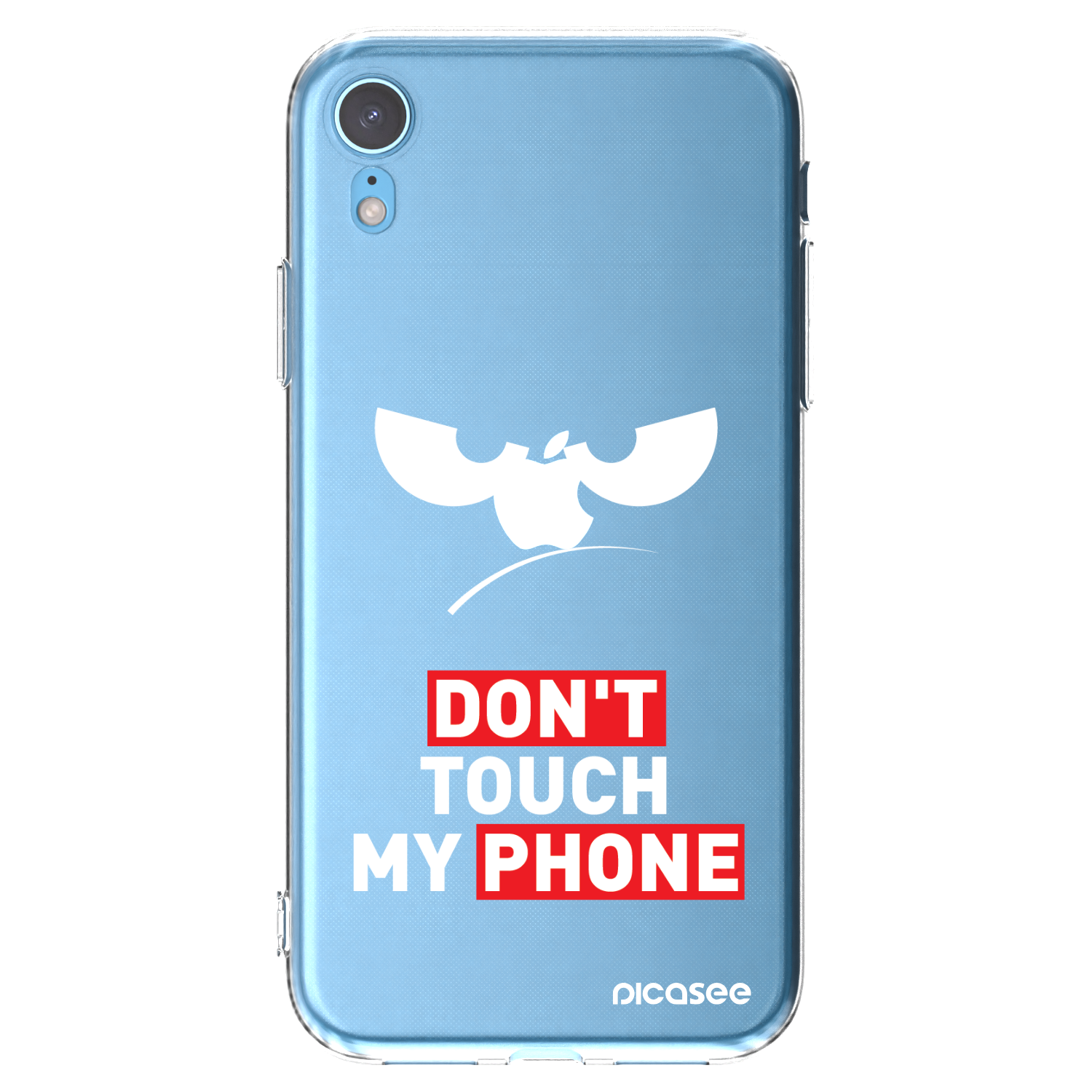 Picasee Apple iPhone XR Hülle - Transparentes Silikon - Angry Eyes - Transparent