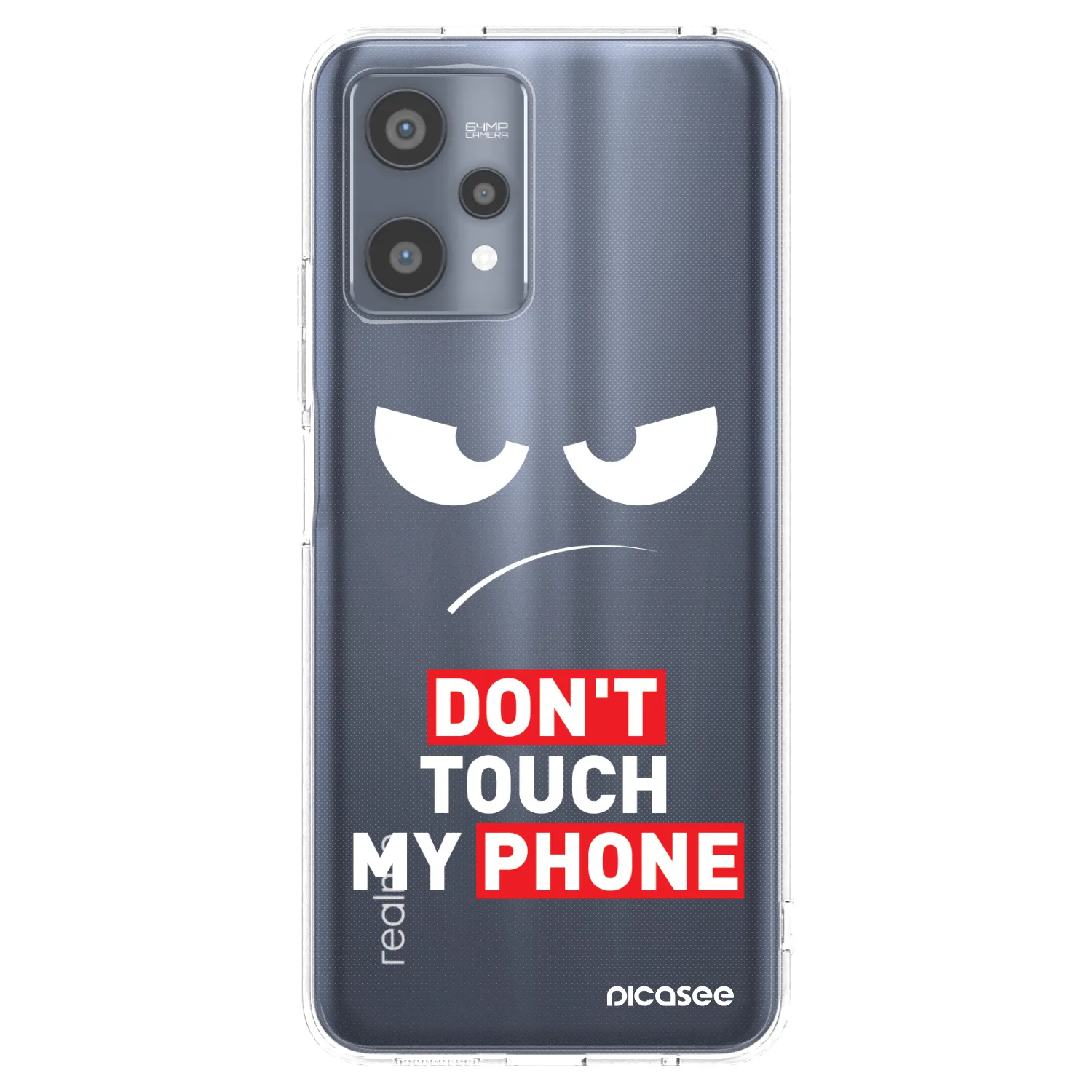 Picasee Realme 9 Pro 5G Hülle - Transparentes Silikon - Angry Eyes - Transparent
