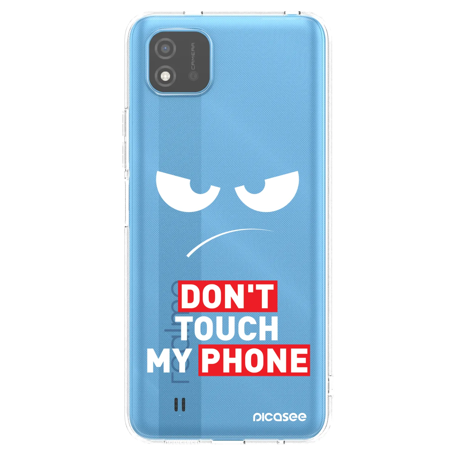 Picasee Realme C11 (2021) Hülle - Transparentes Silikon - Angry Eyes - Transparent