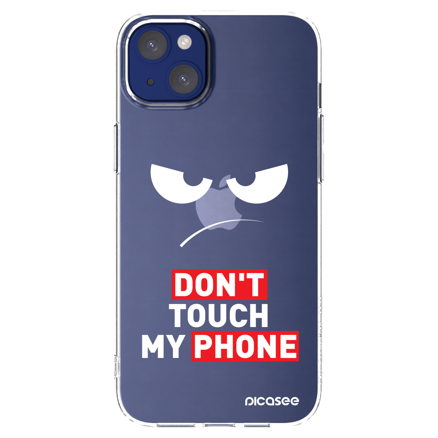 Picasee Apple iPhone 14 Plus Hülle - Transparentes Silikon - Angry Eyes - Transparent