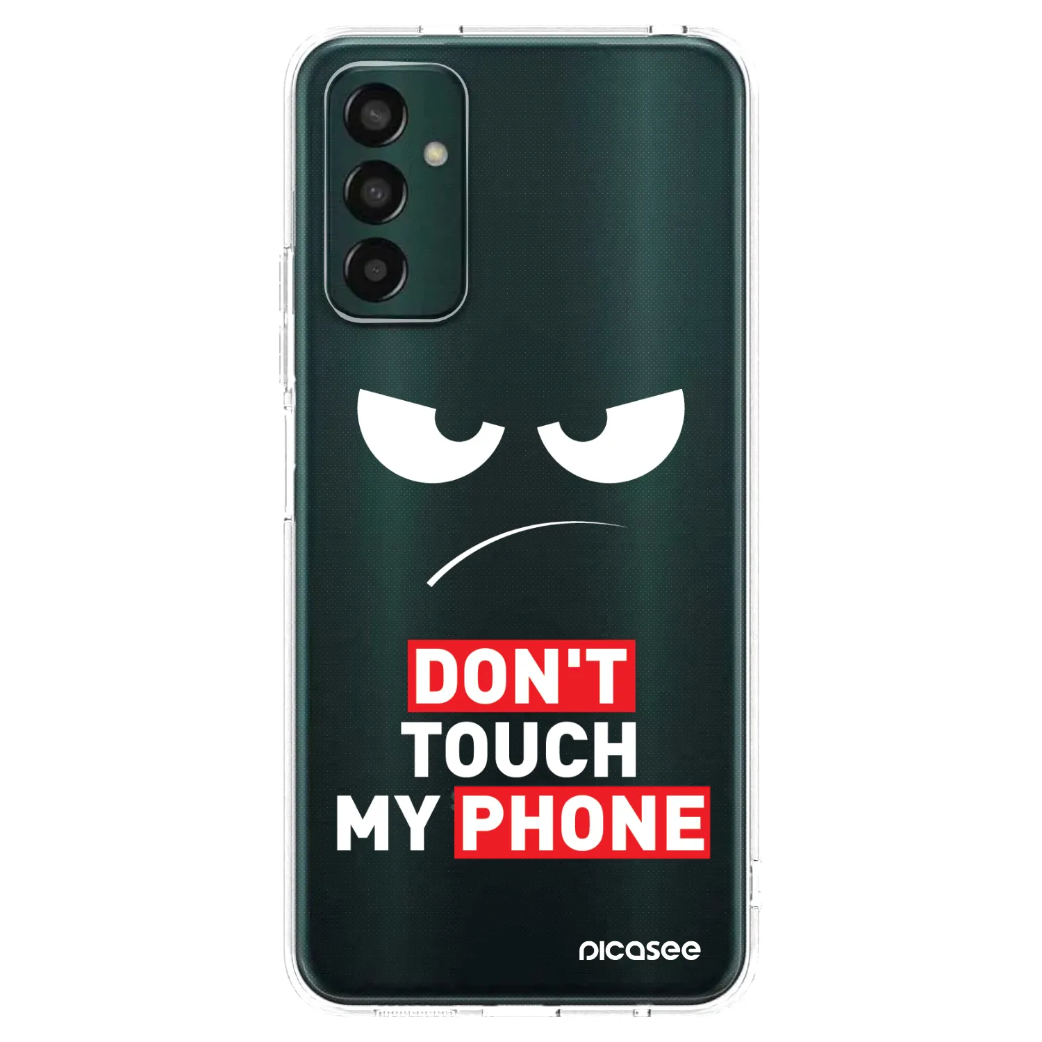Picasee Samsung Galaxy M23 5G Hülle - Transparentes Silikon - Angry Eyes - Transparent