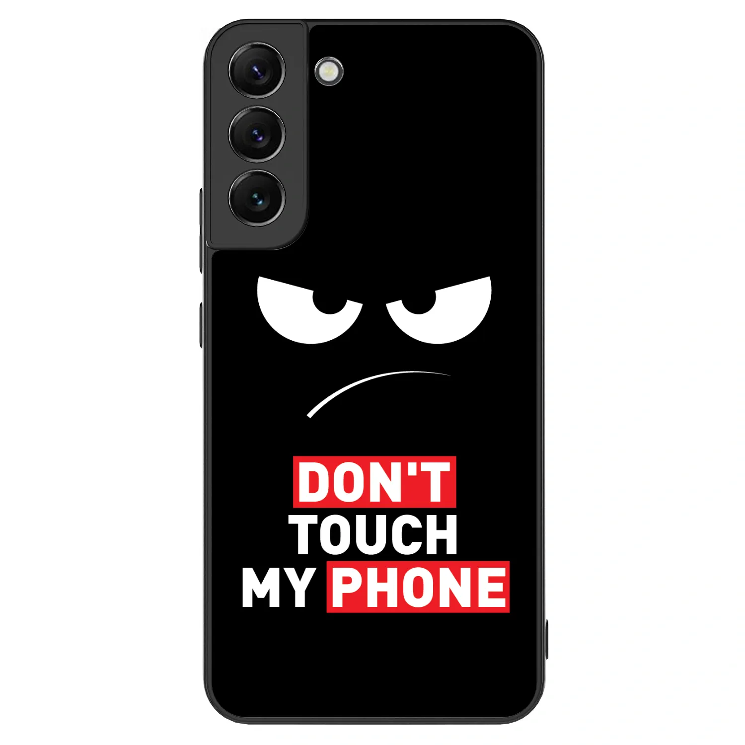 Picasee ULTIMATE CASE PowerShare für Samsung Galaxy S22+ 5G - Angry Eyes - Transparent