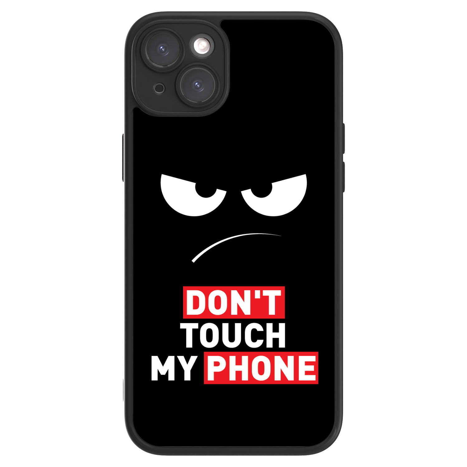 Picasee ULTIMATE CASE für Apple iPhone 15 Plus - Angry Eyes - Transparent