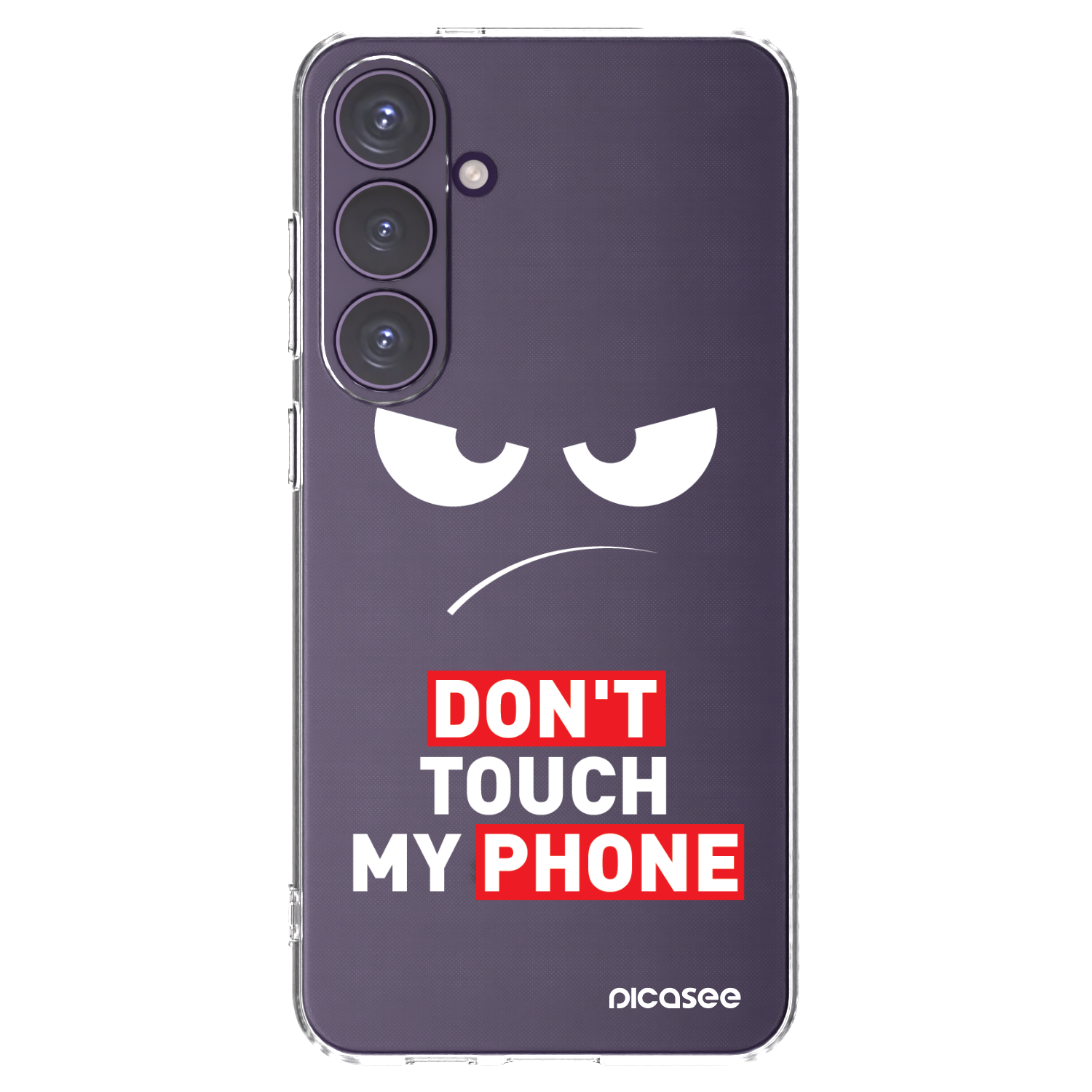 Picasee Samsung Galaxy S24+ S926B 5G Hülle - Transparentes Silikon - Angry Eyes - Transparent