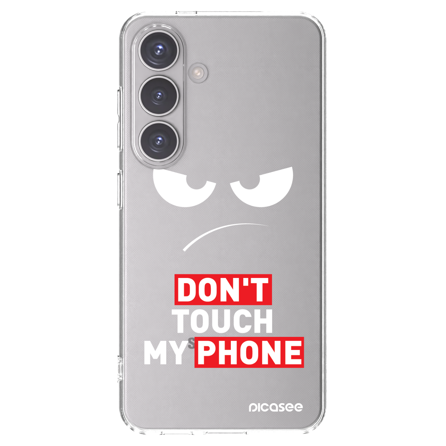 Picasee Samsung Galaxy S24 S921B 5G Hülle - Transparentes Silikon - Angry Eyes - Transparent