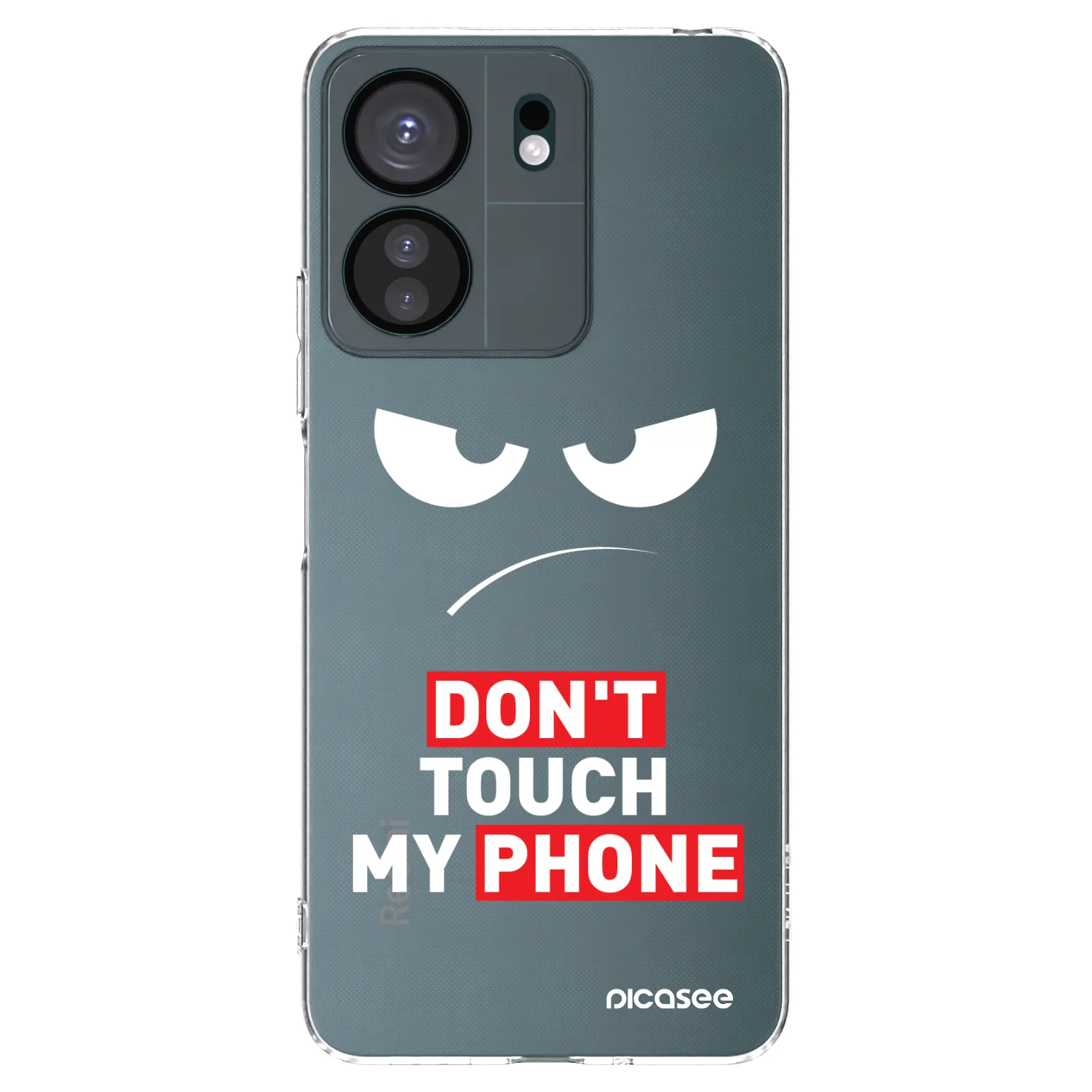 Picasee Xiaomi Redmi 13C 4G Hülle - Transparentes Silikon - Angry Eyes - Transparent