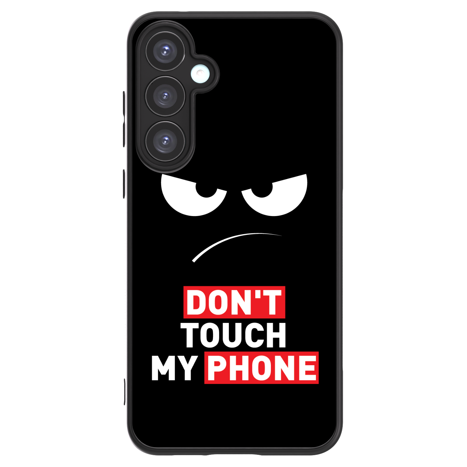Picasee ULTIMATE CASE für Samsung Galaxy A55 5G A556B - Angry Eyes - Transparent