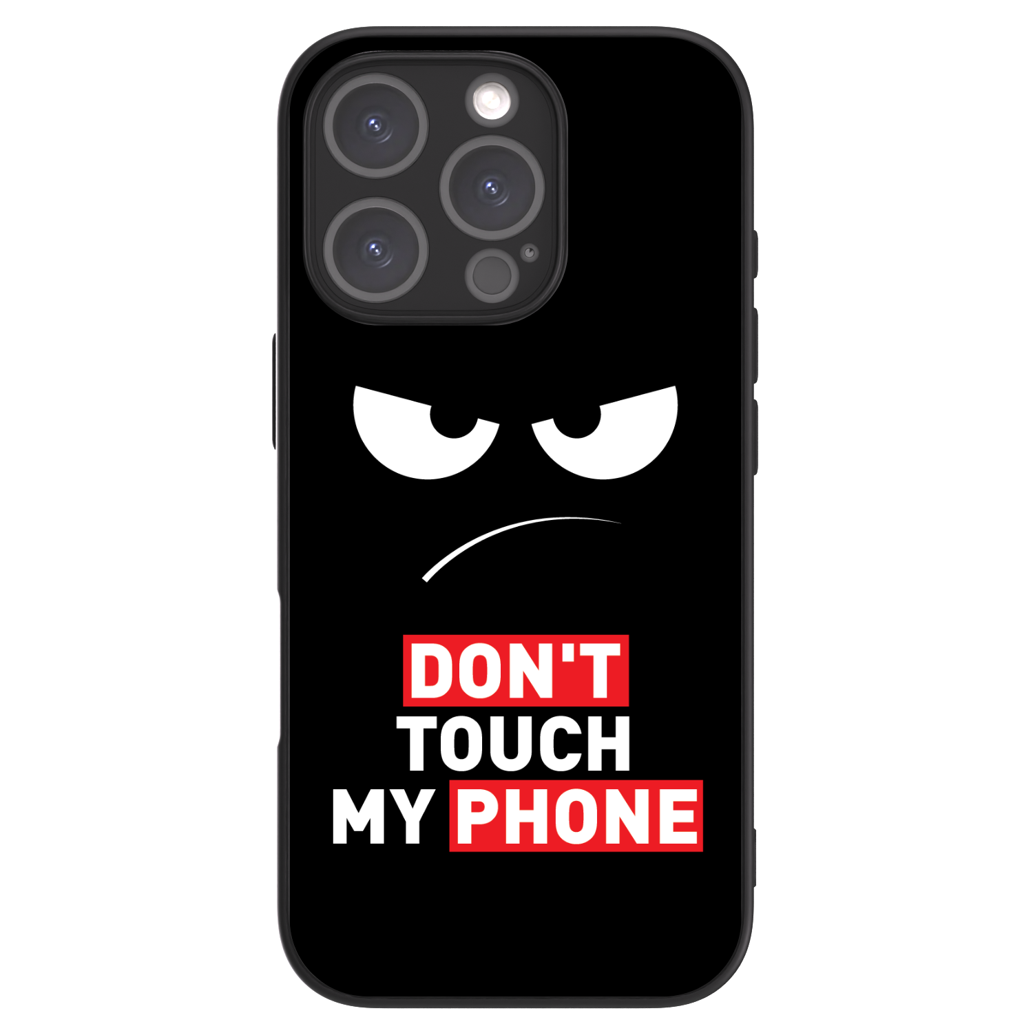 Picasee ULTIMATE CASE MagSafe für Apple iPhone 16 Pro - Angry Eyes - Transparent