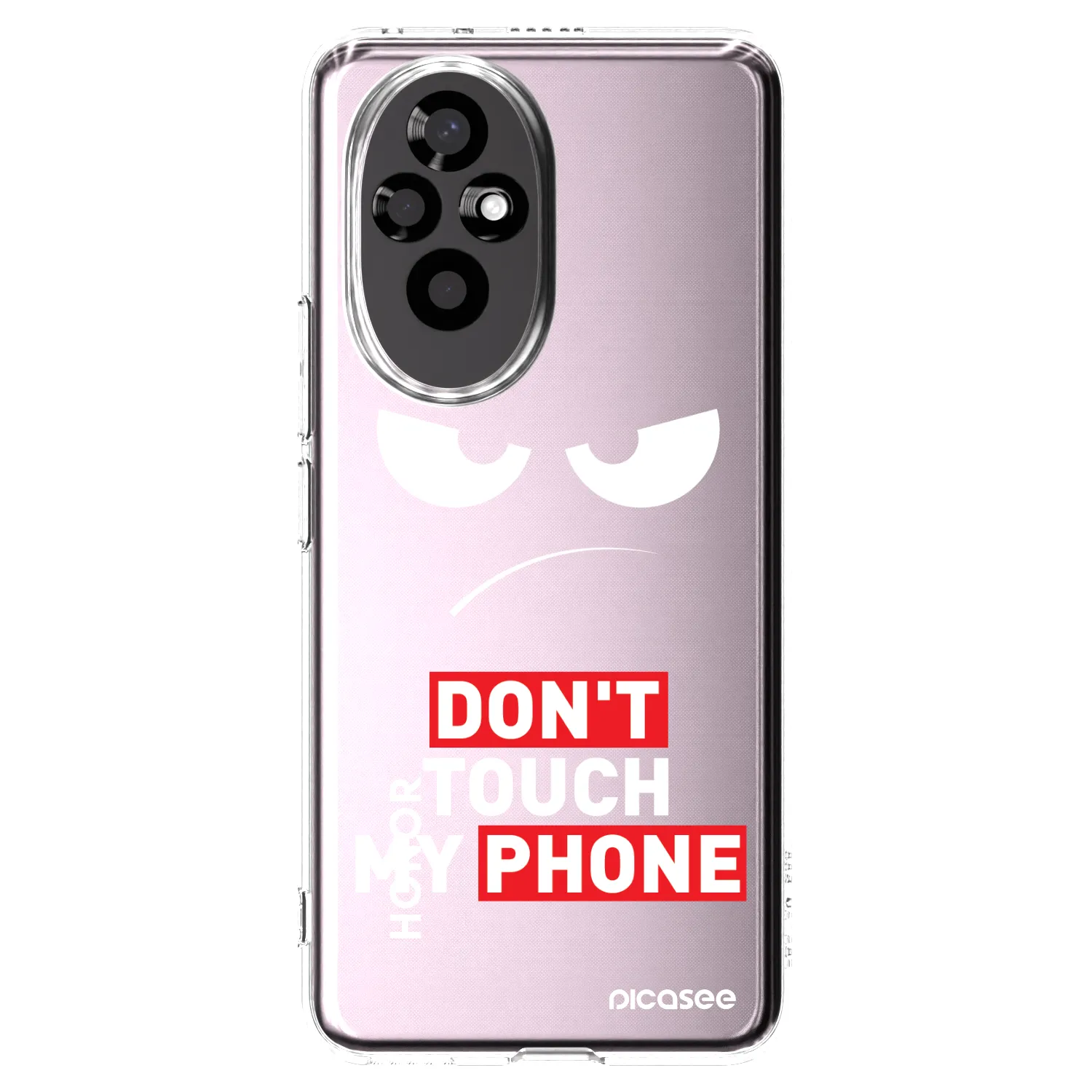 Picasee Honor 200 5G Hülle - Transparentes Silikon - Angry Eyes - Transparent