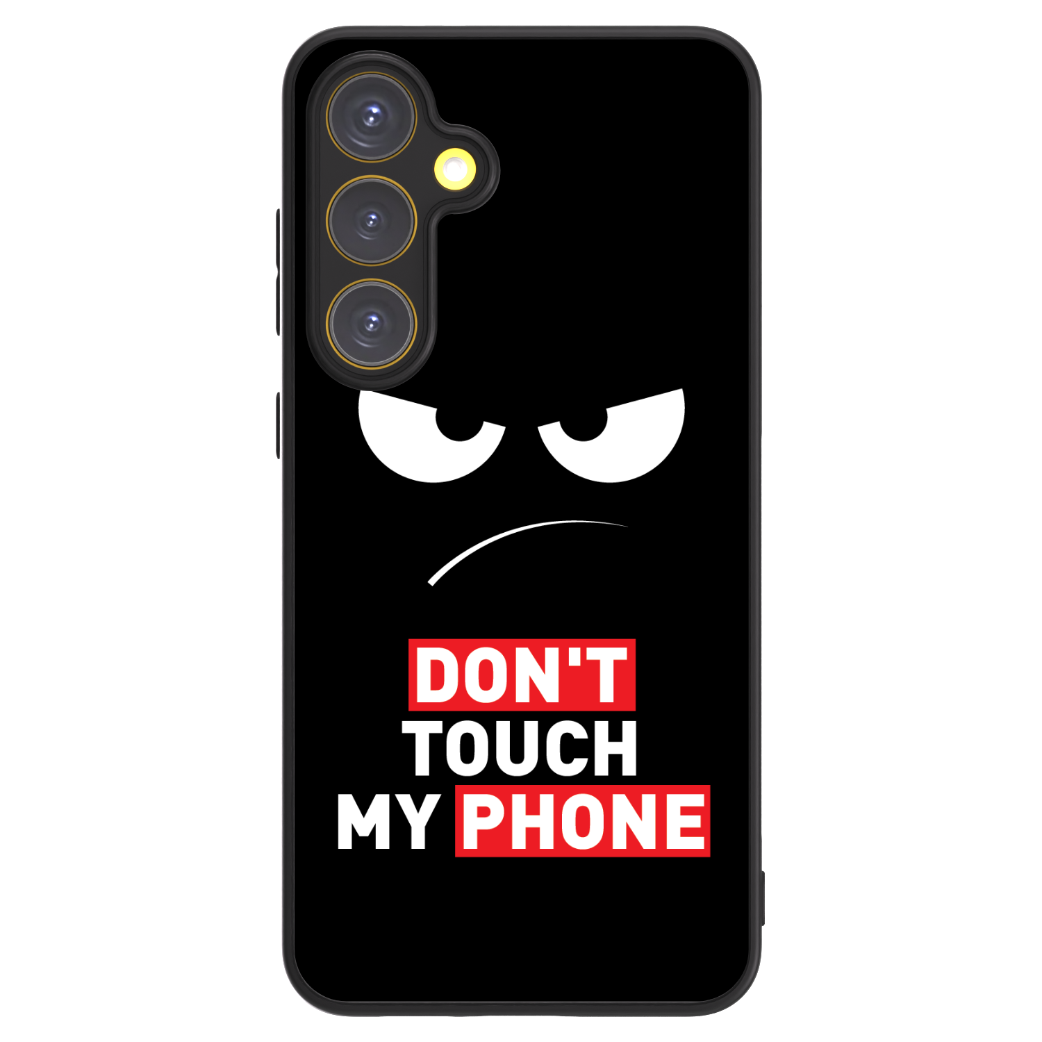 Picasee ULTIMATE CASE für Samsung Galaxy S24 FE S721B - Angry Eyes - Transparent
