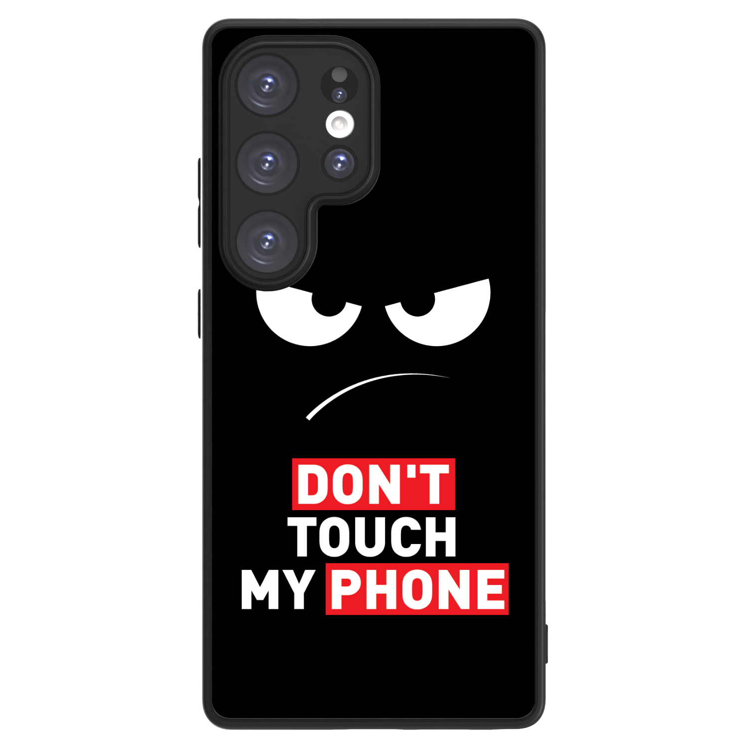 Picasee ULTIMATE CASE für Samsung Galaxy S25 Ultra 5G - Angry Eyes - Transparent