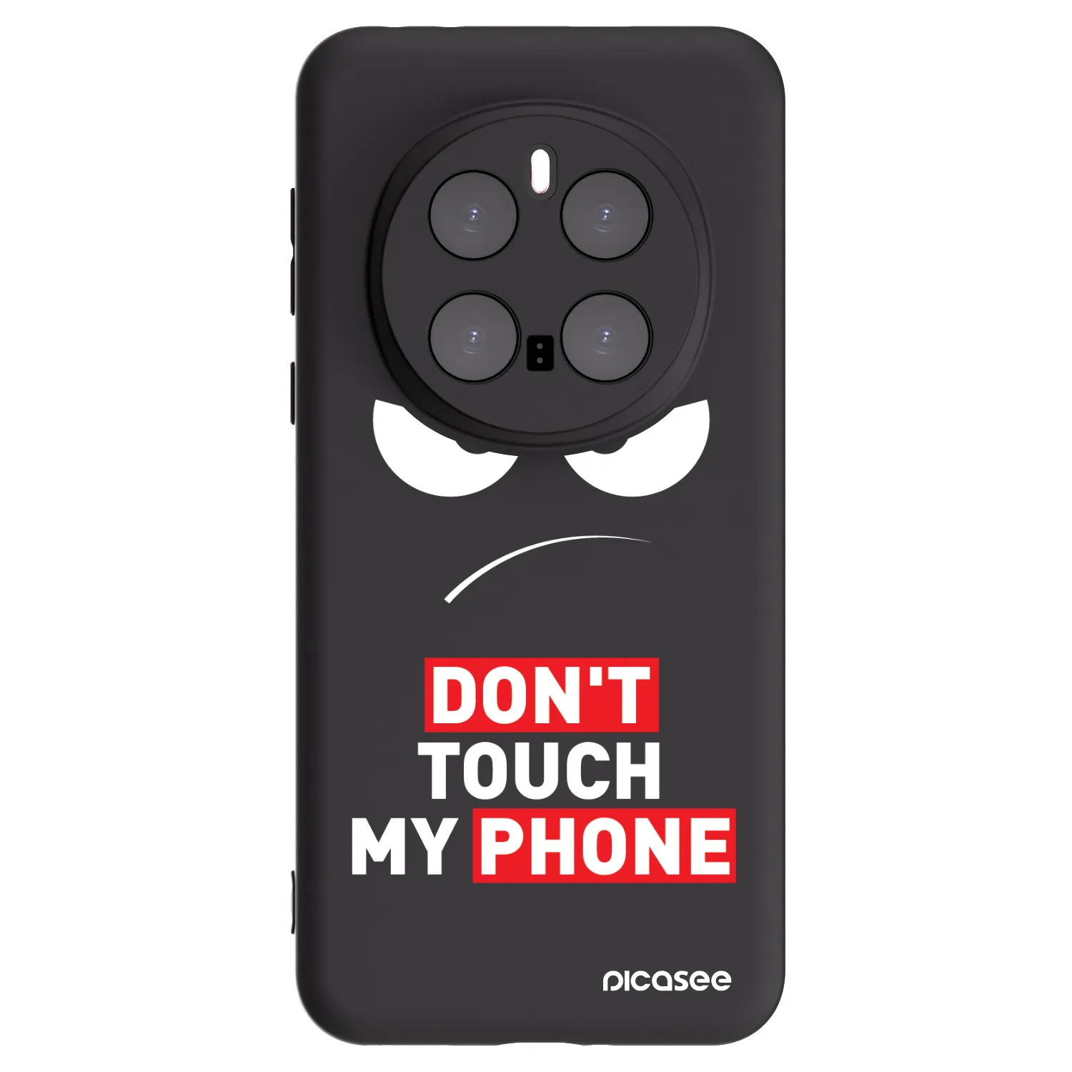 Picasee Honor Magic7 Pro 5G Hülle - Schwarzes Silikon - Angry Eyes - Transparent