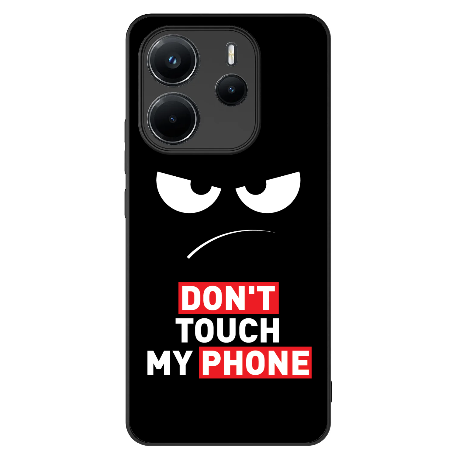 Picasee ULTIMATE CASE für Xiaomi Redmi Note 14 4G - Angry Eyes - Transparent