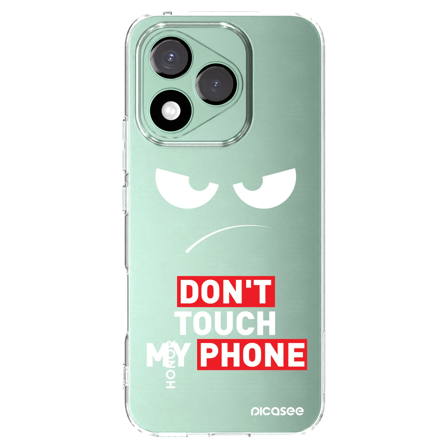 Picasee Honor 400 Lite 5G Hülle - Transparentes Silikon - Angry Eyes - Transparent