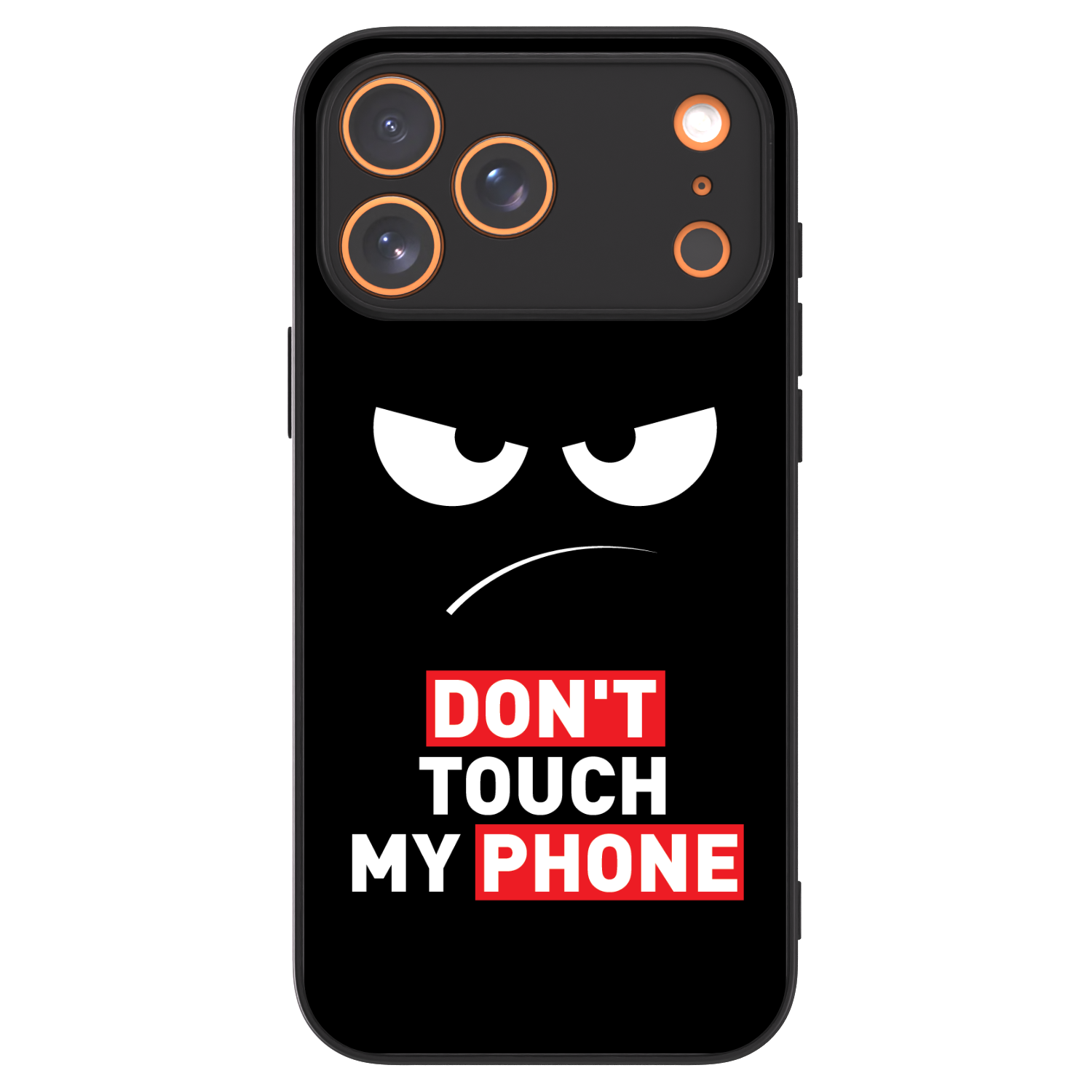 Picasee ULTIMATE CASE MagSafe für Apple iPhone 17 Pro Max - Angry Eyes - Transparent