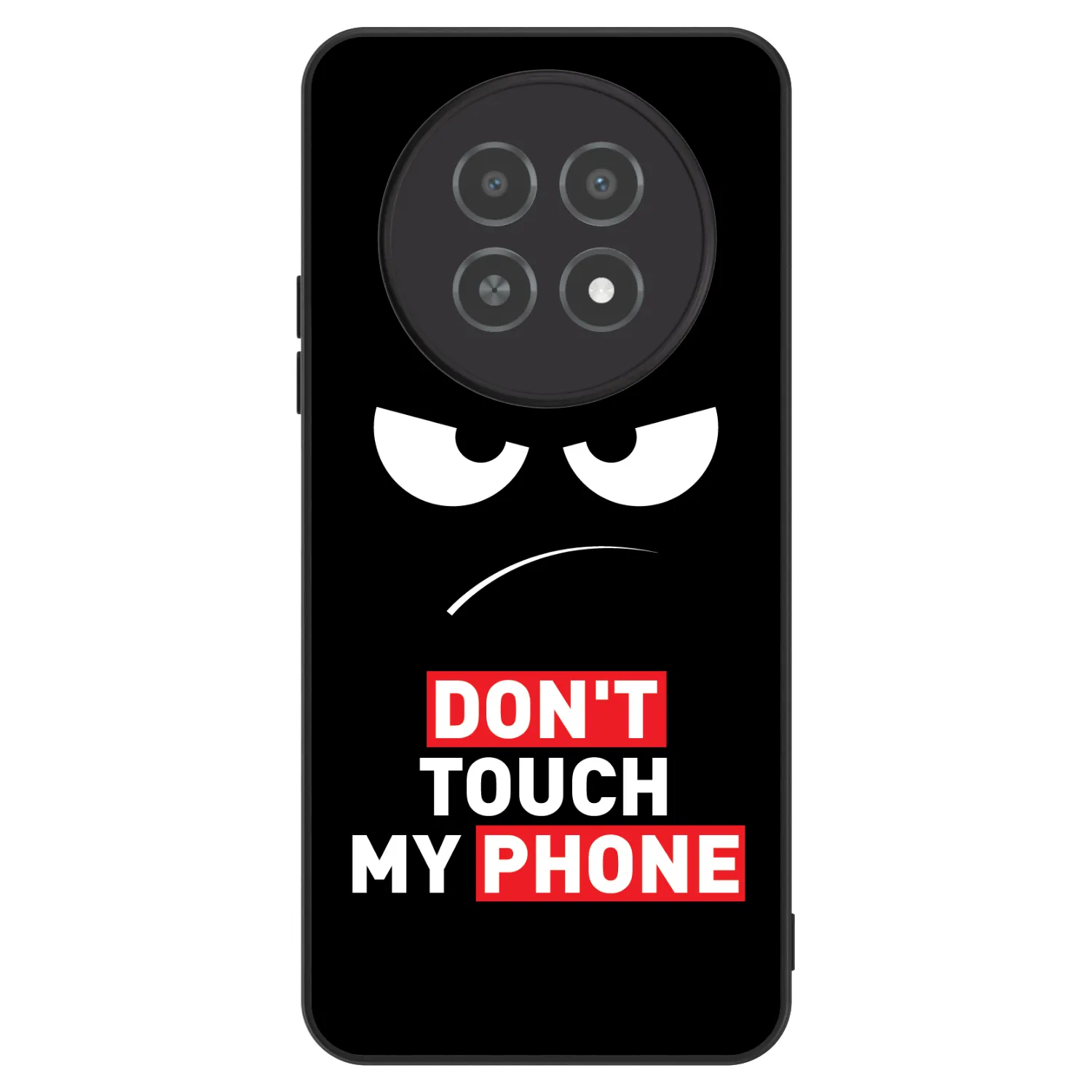 Picasee ULTIMATE CASE für Realme 12X - Angry Eyes - Transparent