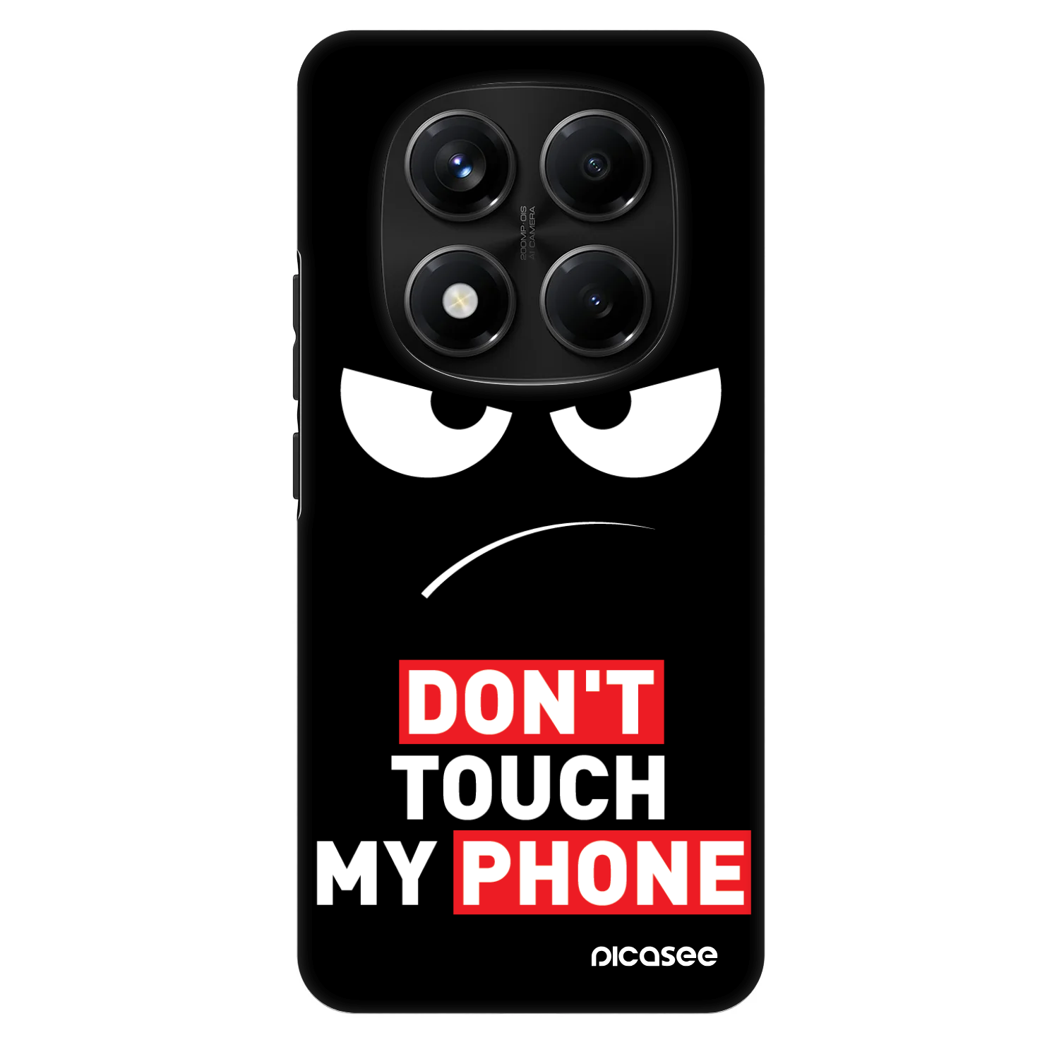 Picasee Fashion Case für Xiaomi Redmi Note 14 Pro+ 5G - Angry Eyes - Transparent