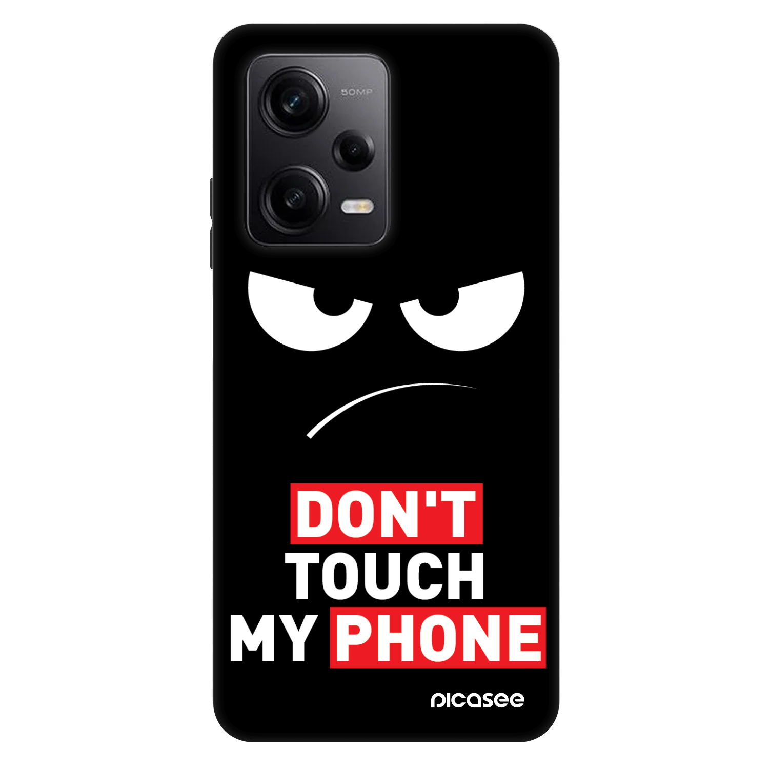 Picasee Fashion Case für Xiaomi Redmi Note 12 Pro+ 5G - Angry Eyes - Transparent