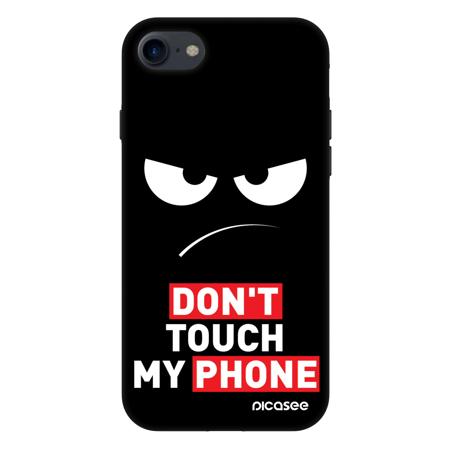 Picasee Fashion Case für Apple iPhone SE 2020 - Angry Eyes - Transparent