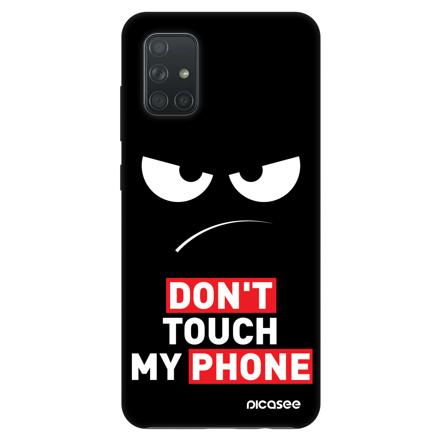 Picasee Fashion Case für Samsung Galaxy A71 A715F - Angry Eyes - Transparent
