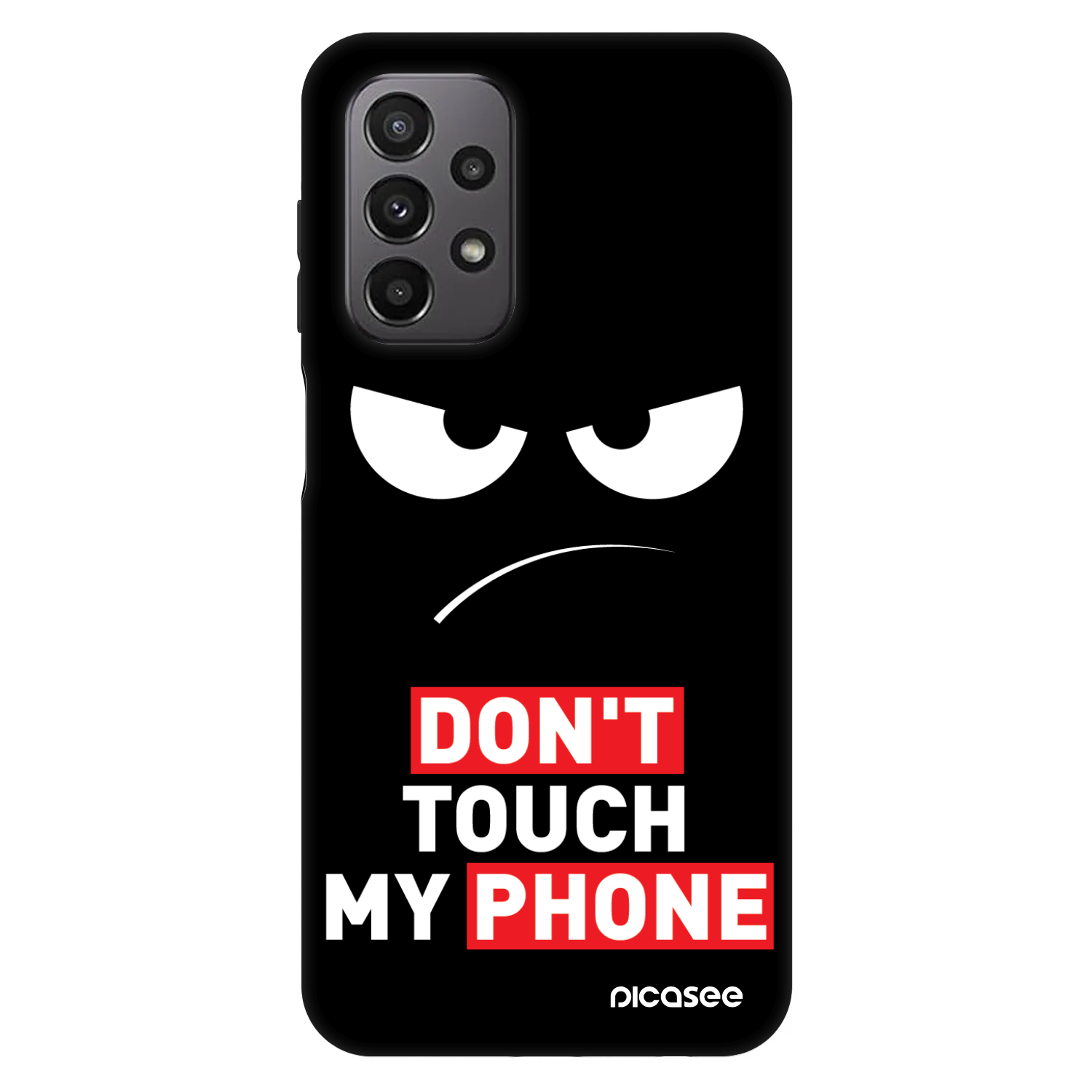 Picasee Fashion Case für Samsung Galaxy A23 A236B 5G - Angry Eyes - Transparent