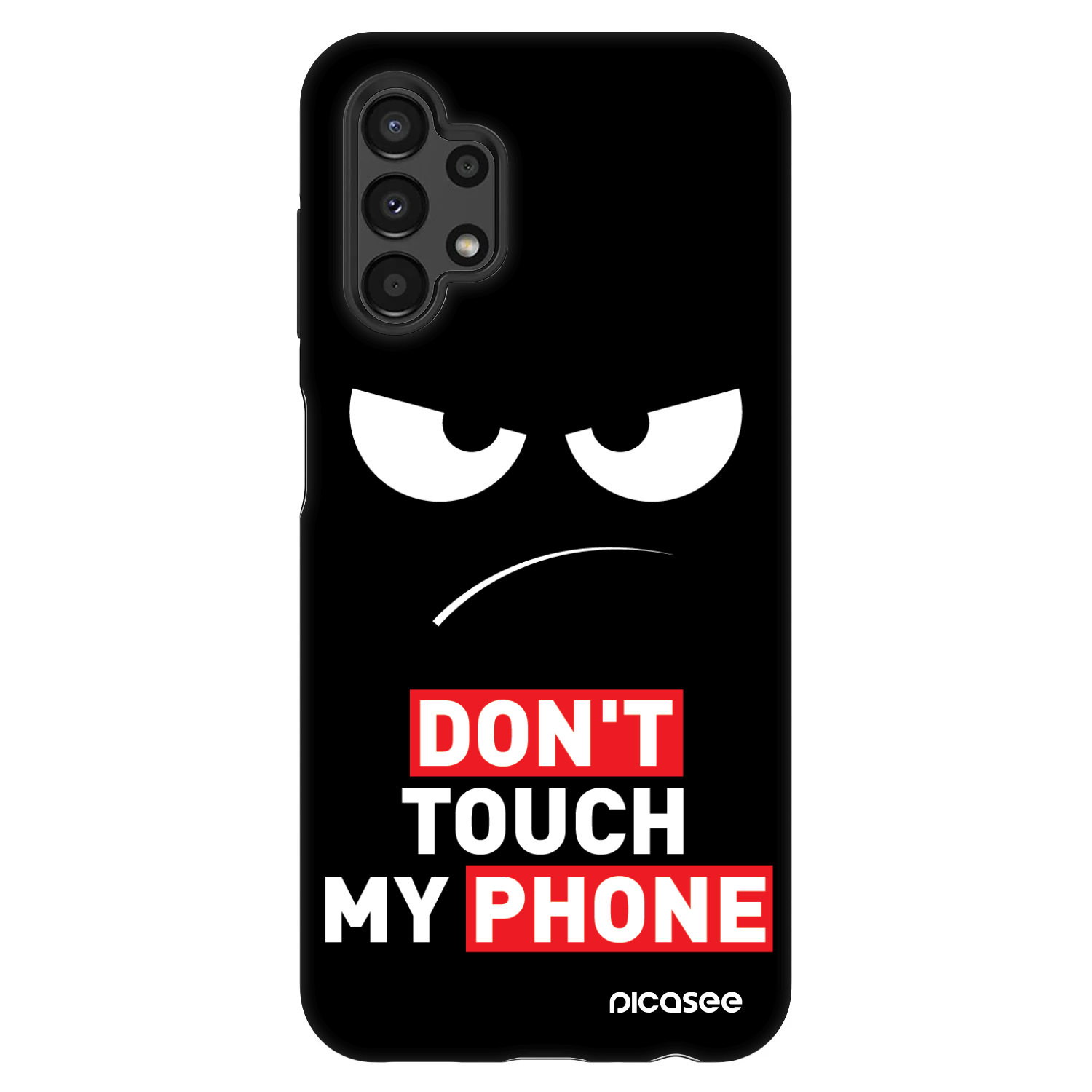 Picasee Fashion Case für Samsung Galaxy A13 4G A135 - Angry Eyes - Transparent